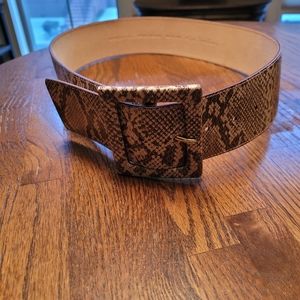 EUC Olga Santini Snake Print Belt Size Large
